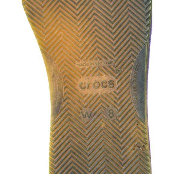 Crocs Women's Pink Retro Slingback Size 8 - Picture 7 of 7